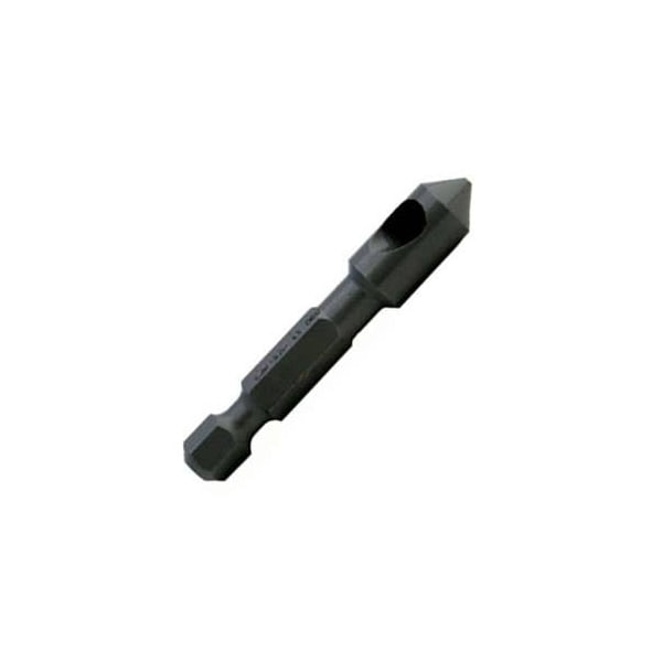 Champion Cutting Tool Zero Flute Countersink - Deburring Tool, 82 deg Pnted, Straight Shank - CHA CSK12-1