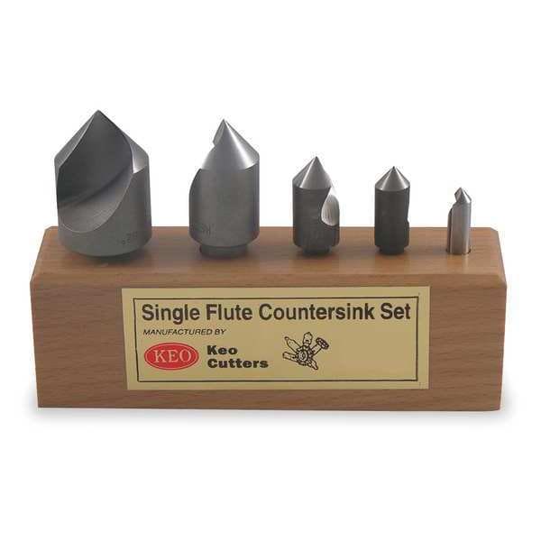 Keo 90 deg SF 5 piece Countersink Set HSS - 919-000-052
