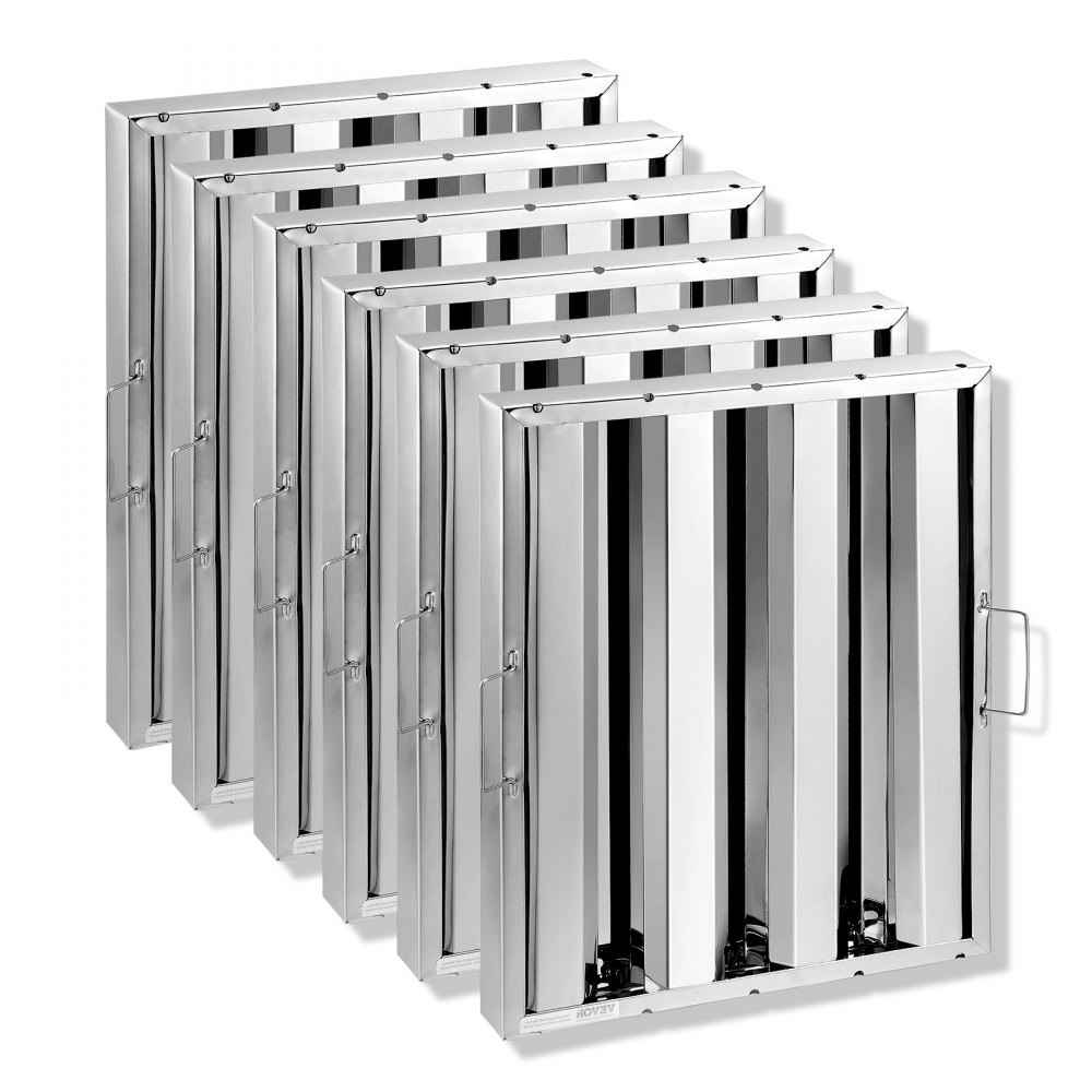 VEVOR 15.5Wx19.5H Inch Commercial Hood Filter Range Hood Baffle Stainless Steel - SYYYZLYQ1620LROVJV0