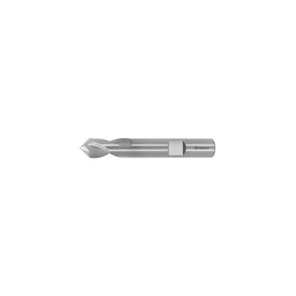 Garant Solid Carbide NC Spotting Drill, 10 mm, 90 Deg, Spiral Flutes, Uncoated - 121020 10