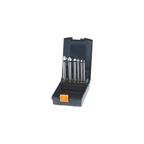 Garant 6 Pc Countersink Set, 90 Deg, Long, Uncoated, 6.3 mm to 20.5 mm - 150373 6