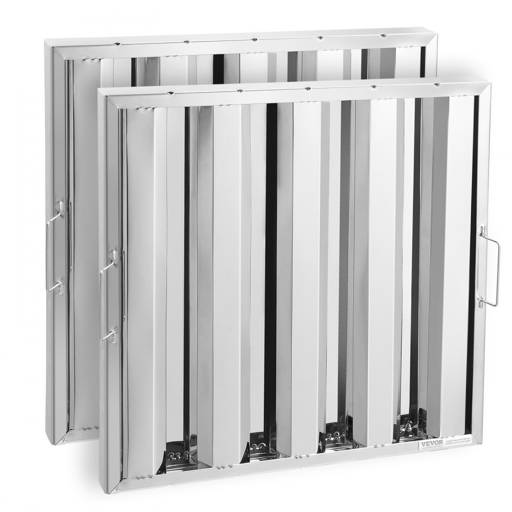 VEVOR 19.5Wx19.5H Inch Commercial Hood Filter Range Hood Baffle Stainless Steel - SYYYZLYQ2020WGXKEV0