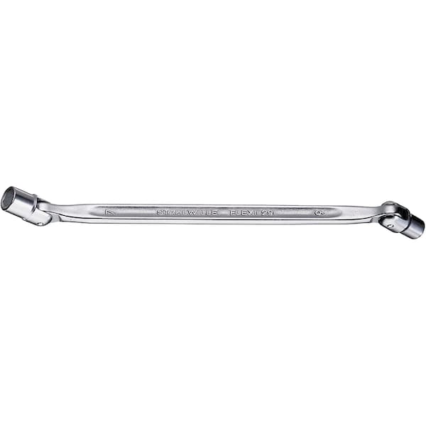 Llave de trinquete de doble extremo con articulación flexible Stahlwille Tools FLEXI Tamaño 1/2 x 9/16" L. 227 mm - 43413234.