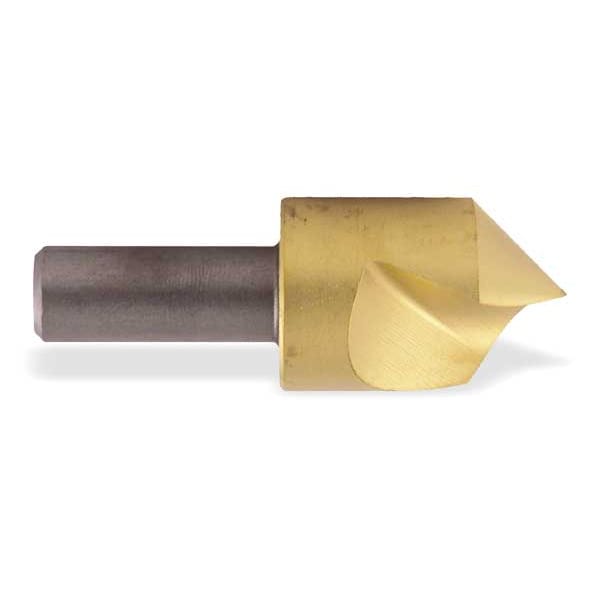 Keo Countersink, 1 FL, 100 Deg, 3/8, HSS, TiN - 53380-TIN