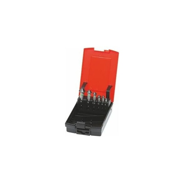 Holex 6 Pc Pro Steel Countersink Set, 90 Deg, TiAlN Coated, 6 mm to 19 mm - 150342 6