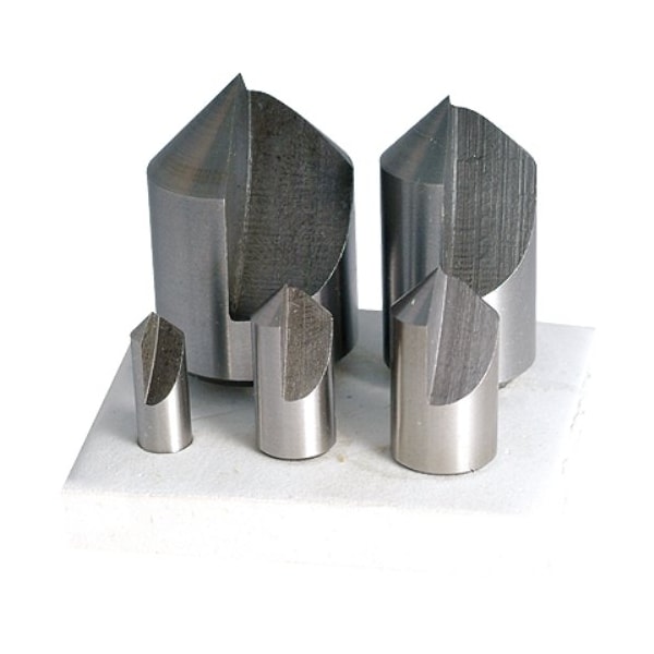 Hhip 5 Piece 1/4-1" 60 Degree High Speed Steel Countersink Set - 2000-0030