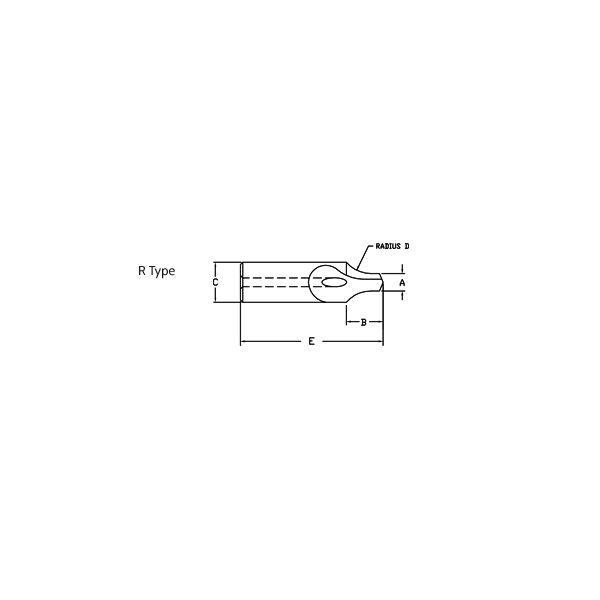 Link #7 Se Cobalt Rh Radius Coolant Thru Centerdrill - CO-CH-204