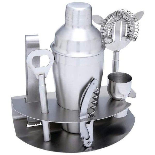 Wyndham House Wyndham House 7Pc Stainless Steel Bar Set - KTBARST3