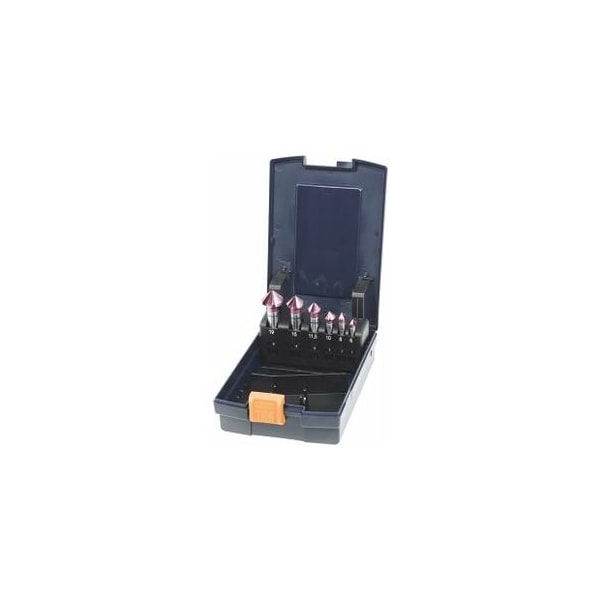 Garant 6 Pc HSS-E Countersink Set, 90 Deg, TiCN Coated, 6 mm to 25 mm - 150385 6