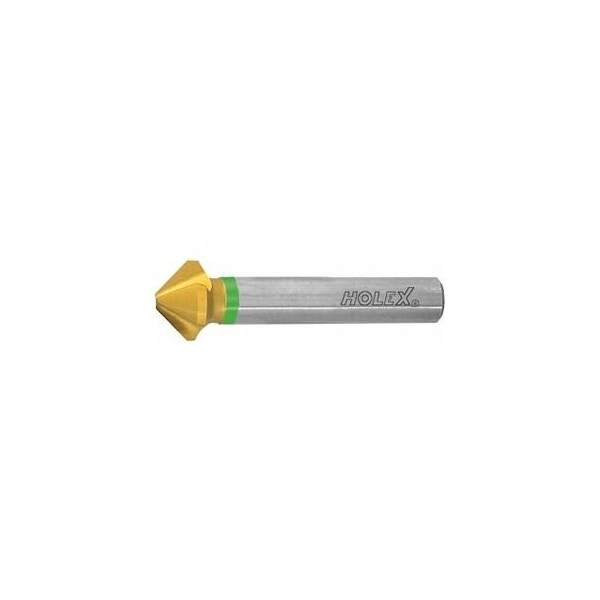 Holex 7 Pc HSS Countersink Set, 90 Deg, TiN Coated, 6 mm to 25 mm - 150340 7