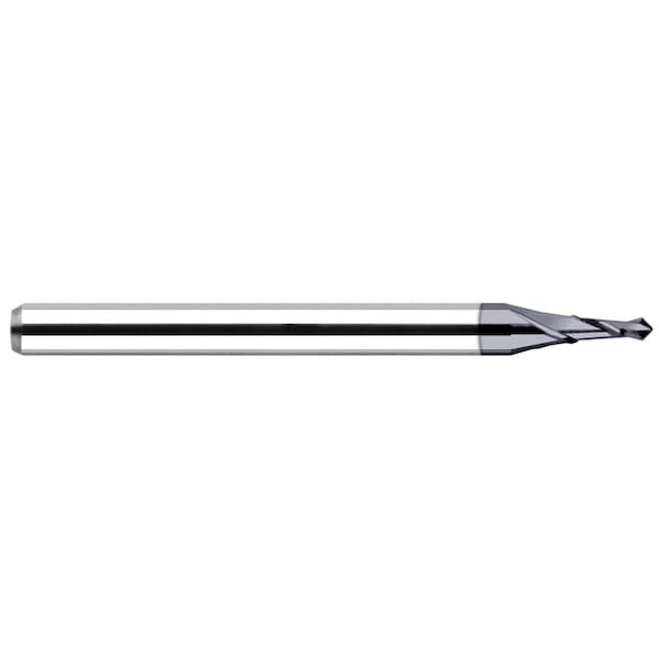 Harvey Tool Mini Drill-Spotting Drill .0200" (.5 mm) Drill DIAx.0300" Flute L, 90° Carbide Spot Drill, 2 Flutes - 816020-C3