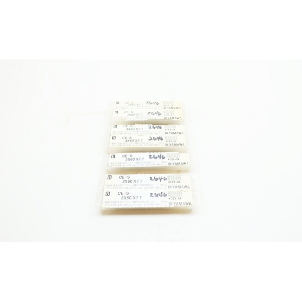Yamawa Set Of 7 3Mm X 60 Deg X 7.7Mm Helix Center Drill Bit - CE3.0