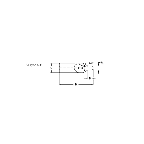 Link #7 Se Cobalt Rh 60 Deg Coolant Thru Centerdrill - CO-CH-212