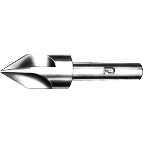 Homecare Products Machine Countersink, High Speed Steel - 60 deg Angle - 0.875 dia. x 0.50 Shank dia. x 4 oAL - HO1007213