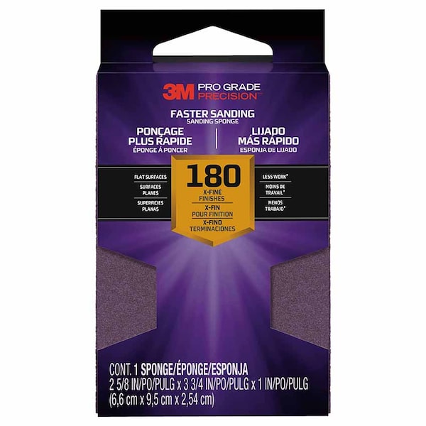 Hoja de lijado de precisión de grado profesional 3-3/4" x 2-5/8" x 1", Extra Fina - 24002 Trip-XF-B