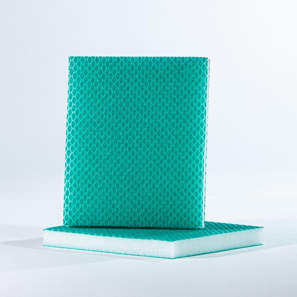 Esponja de lijado sin dejar residuos Uneeda EKADIAMOND 1 / 2 pulgada Grit #100 (220-280 Grit Scratch) Verde - P-106122.