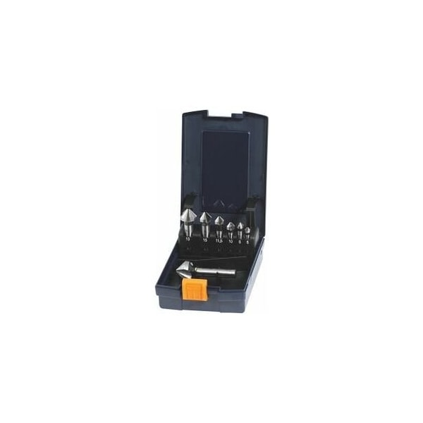 Garant 7 Pc HSS Countersink Set, 90 Deg, Uncoated, 6 mm to 25 mm - 150312 7