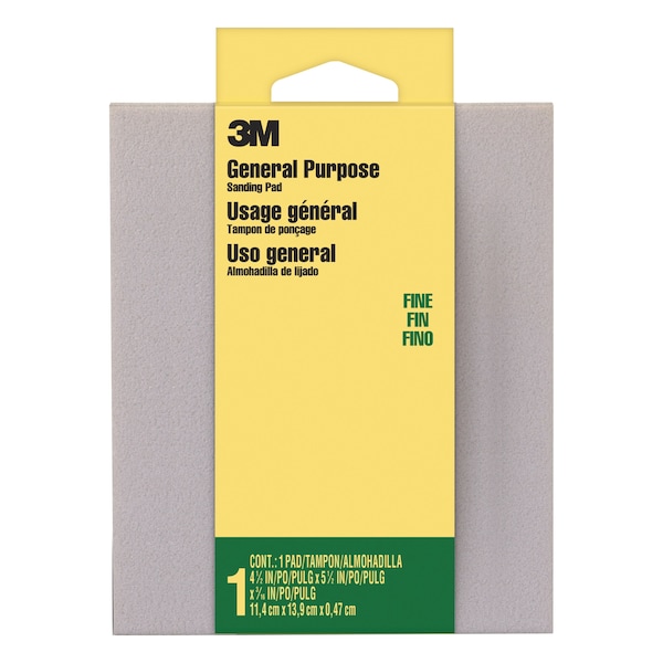 Esponja para lijado de superficies en relieve de 3M, 4.5", paquete con 24 unidades - 917DCNA