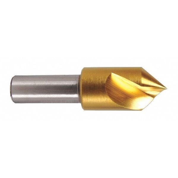 Melin Tool Co Cobalt Countersink, 1F, 60 deg., 1/2 - HSP1-1/2-60T