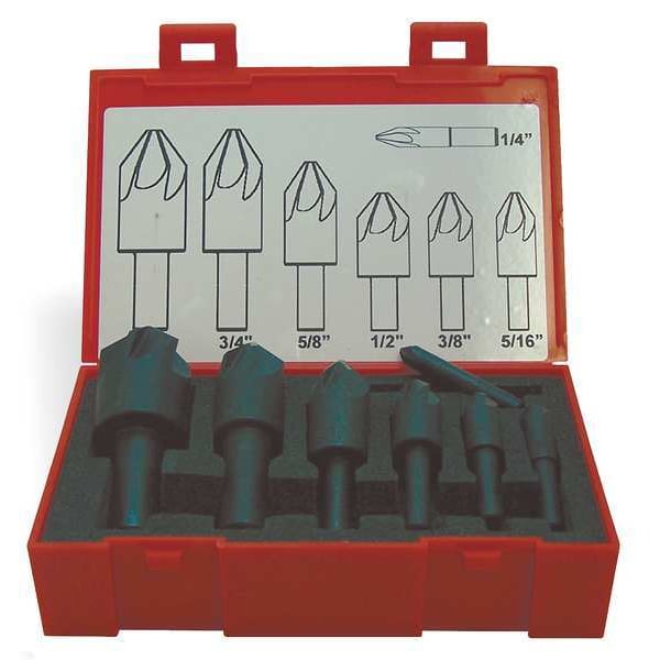 Keo 82 deg 6 Flute 7 piece Countersink Set CO - 919-000-039