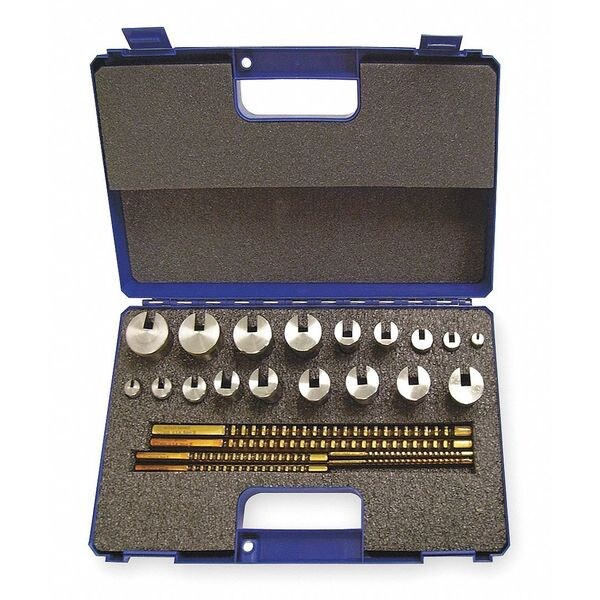 Hassay Savage Co Keyway Broach Set, #40 Metric - 15440