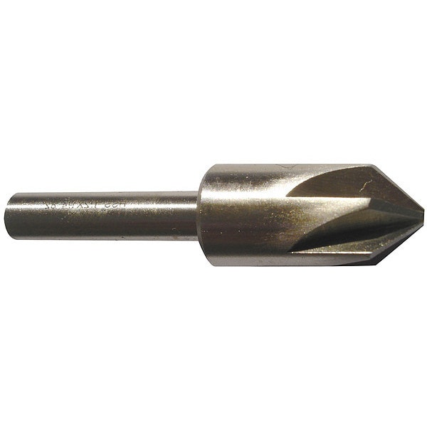 Westward Countersink, 6 FL, 82 Deg, 1 In, HSS, Even - 21ML31