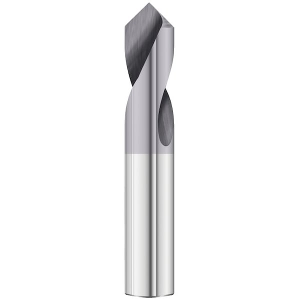Fullerton Tool 2-Flute - 90, 120, 150° Point - 1535 Spotting Drills, FC7, RH Spiral, Cam Relieved, Standard, 1/4 - 15463