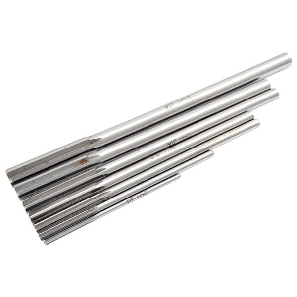 Hhip 7 Piece 1/8-1/2 X 1/16 High Speed Steel Chucking Reamer Set - 2006-0007