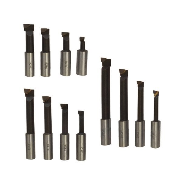 Hhip 3 Piece Boring Tool Set With 3" Head R8 Shank & 3/4" Boring Bar Set - 1001-0107