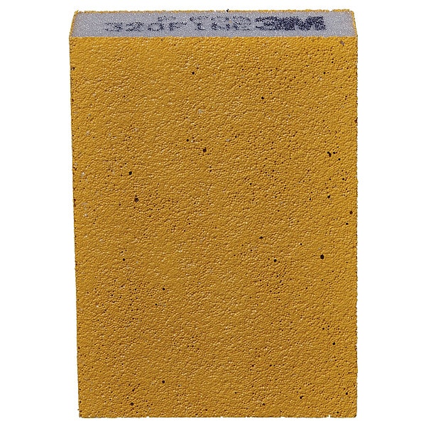 Esponja de lijado 3M, Fina, 3-3/4x2-5/8x1 pulgadas, paquete de 12 - 70005105450