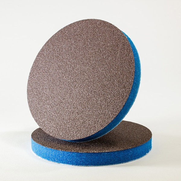 EKASILK PLUS 1 / 2 in. Esponja 5" Fina Sin Orificios (terminado de 220-240 Grit) Almohadilla de Lijado de Gancho y Lazo - P-104521