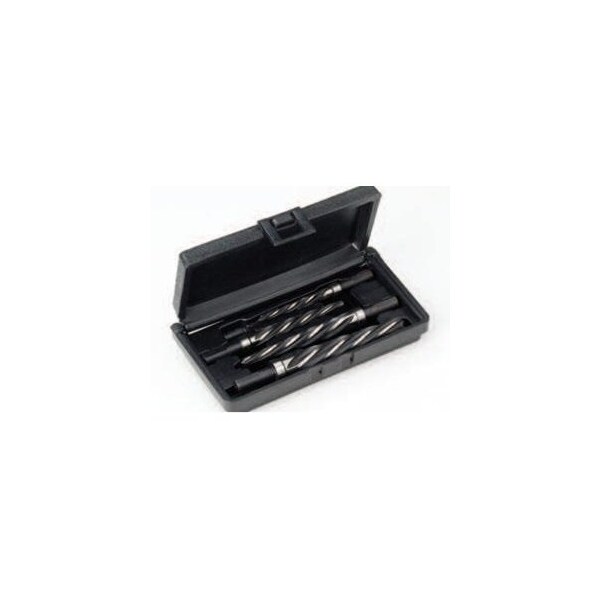 Champion Cutting Tool 3 Piece Maintenance Reamer Set: 1/2in, 5/8in & 3/4in in Plastic Case, 1/2in Straight Shank - CHA SA80-SET