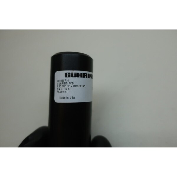 Guhring M14 Extended 5-3/8In Length Carbide Tip Reamer - 380330714