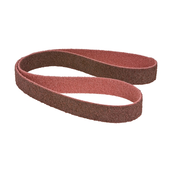 Cinta de lija Cgw Abrasivos, 3" de ancho, 10-11/16" de largo, Acondicionamiento de superficie, Mediano, Granate - 59272
