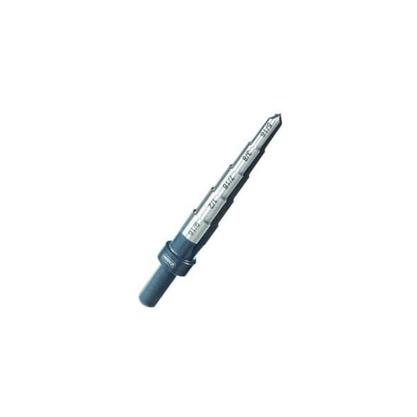 Champion Cutting Tool 5/16in-9/16in Brute XSR Step Reamers, 5 Steps: 5/16in, 3/8in - CHA XSR-5/16X9/16