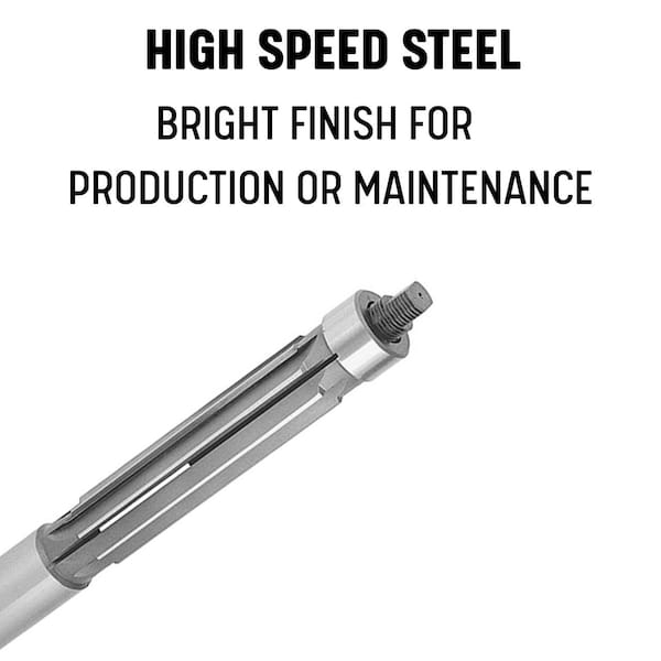 Drill America 1-7/16" HSS Straight Shank Machine Expansion Reamer - DWRRE1-7/16