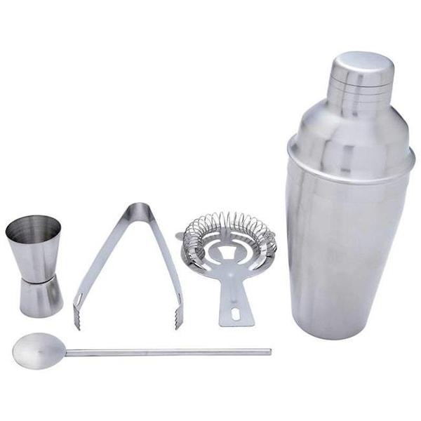 Wyndham House Wyndham House 5Pc Stainless Steel Bar Set - KTBARST2