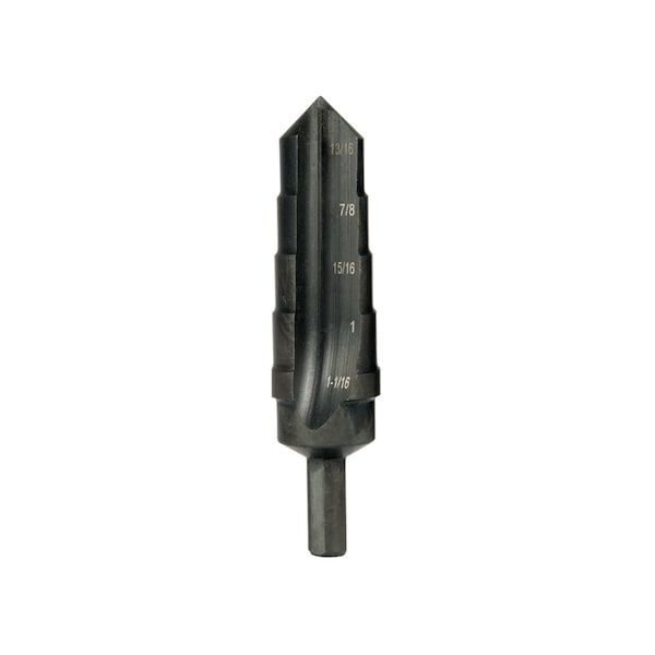 Unibor 9/16in  13/16in Step Reamer, 1/2in Steps - 19X562E5812