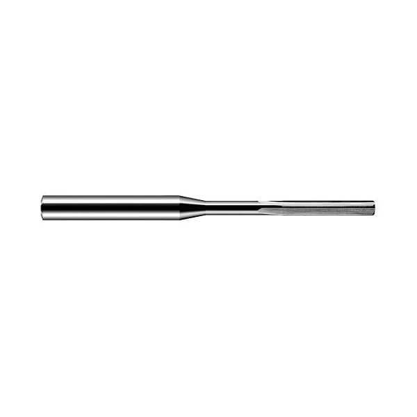 Harvey Tool 0.635 mm Reamer dia x 5.000 mm Margin Length Carbide Reamer, 4 Flutes - RSC0635