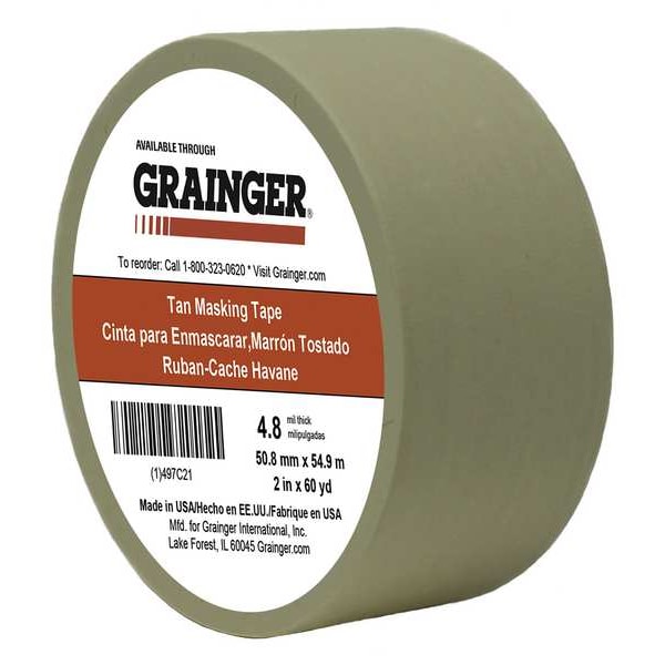 Cinta de enmascarar Zoro Select, Papel, Beige - TC106-2" X 60YD