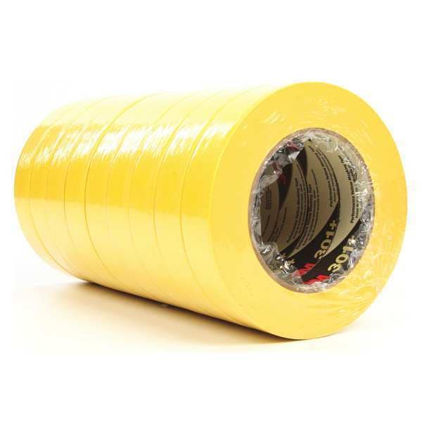 Cinta de enmascarar, amarilla, 24mm x 55m, paquete de 36 - 301+ de 3M