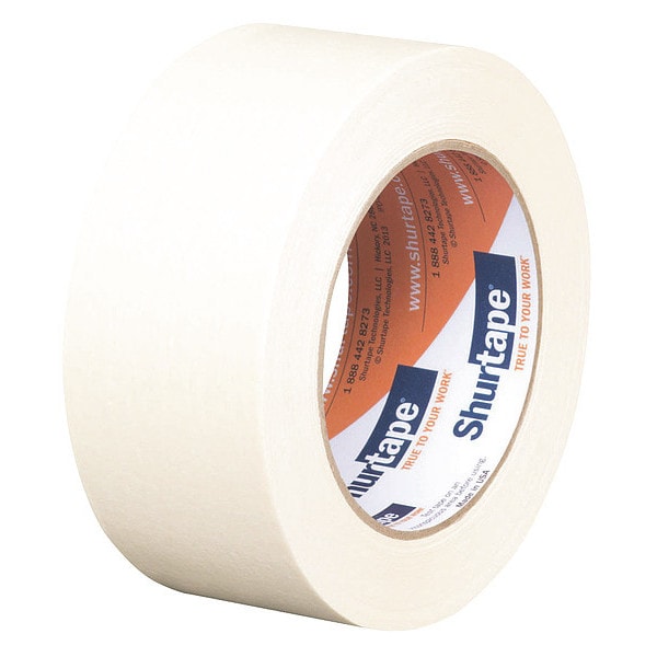 Cinta para enmascarar Shurtape, 48mm x 55m, Natural, Paquete de 24 - CP 101