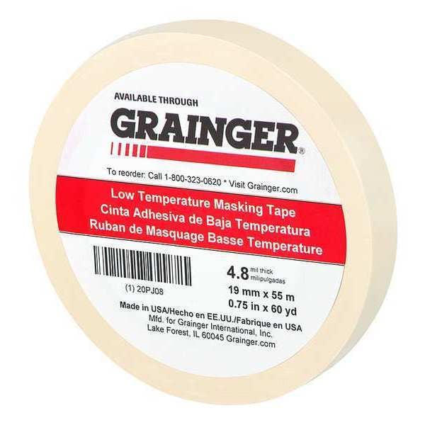 Cinta para enmascarar Zoro Select, Natural, 3/4 pulg x 60 yd. - 20PJ08