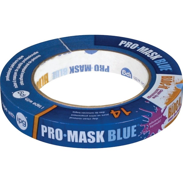 Intertape ProMask Azul 0.70 pulg. x 60 Yd. Cinta de enmascarar Bloc-It - 9530