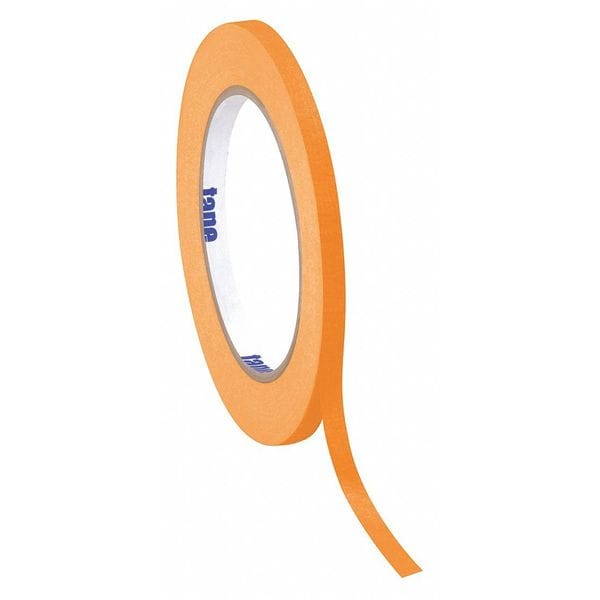 Cinta de enmascarar Tape Logic® de colores, 4.9 Mil, 1/2" x 60 yds., Naranja, 12 piezas por caja - T93300312PKD