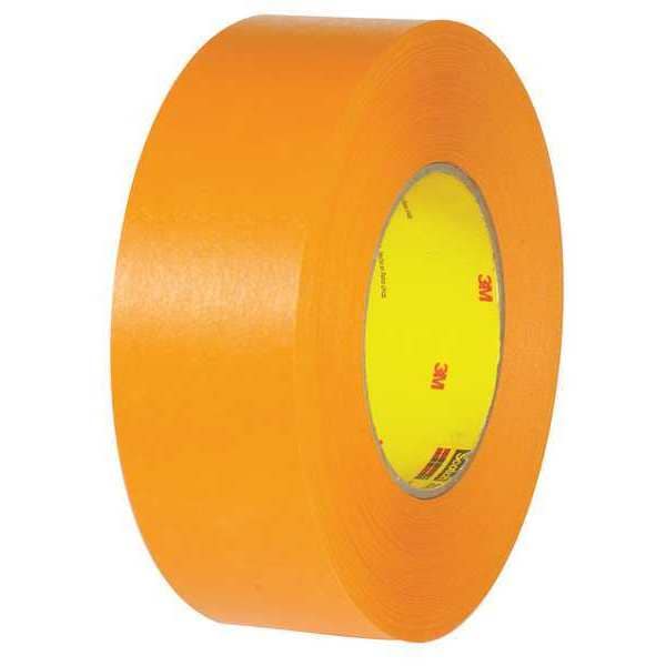 Cinta adhesiva Scotch 3M™ 2525 Flatback, 9.5 Mil, 2" x 60 yardas, color naranja, 6 piezas por caja - T94725256PK