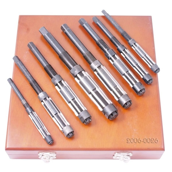 Hhip A-H 8 Piece High Speed Steel Adjustable Blade Reamer Set - 2006-0026