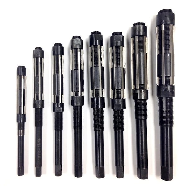 Hhip A-H 8 Piece High Speed Steel Adjustable Blade Reamer Set - 2006-0026