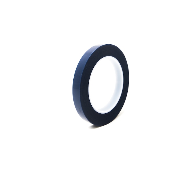 Cinta para enmascarar Bertech, 1/4 pulgadas de ancho x 72 yardas de largo, azul - BPT-1/4