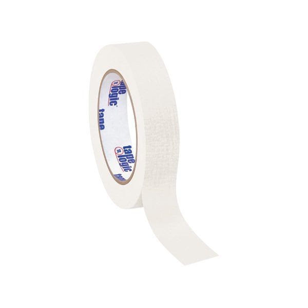 Cinta de enmascarar blanca Tape Logic de 1'' x 60 yardas, paquete de 12 - T93500312PKW